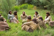 Jesus teaching His disciples